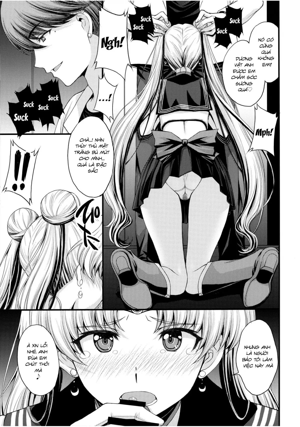 As Innocent as a Bunny! The Pretty Guardian Loses to the Dick! Chương Oneshot Trang 9