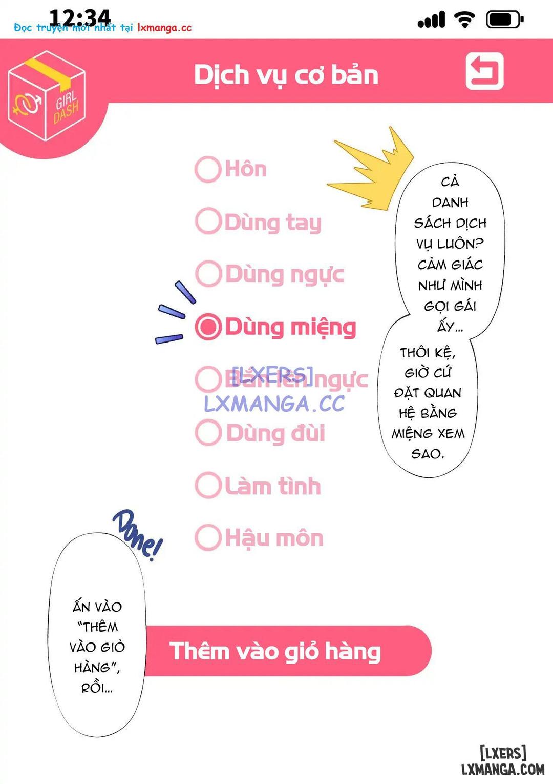 Dịch vụ giao gái Chương Oneshot Trang 8