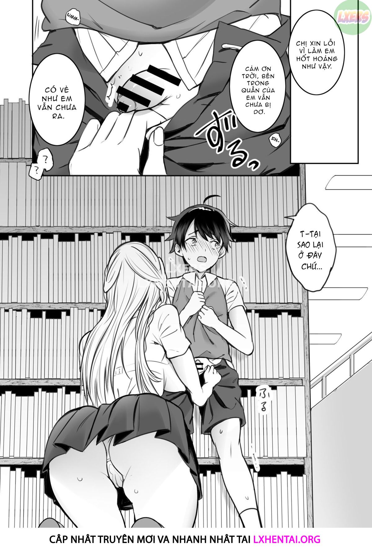 A Story About The Lewd Things The Onee-San I Met At The Library Does To Me Chương Oneshot Trang 9