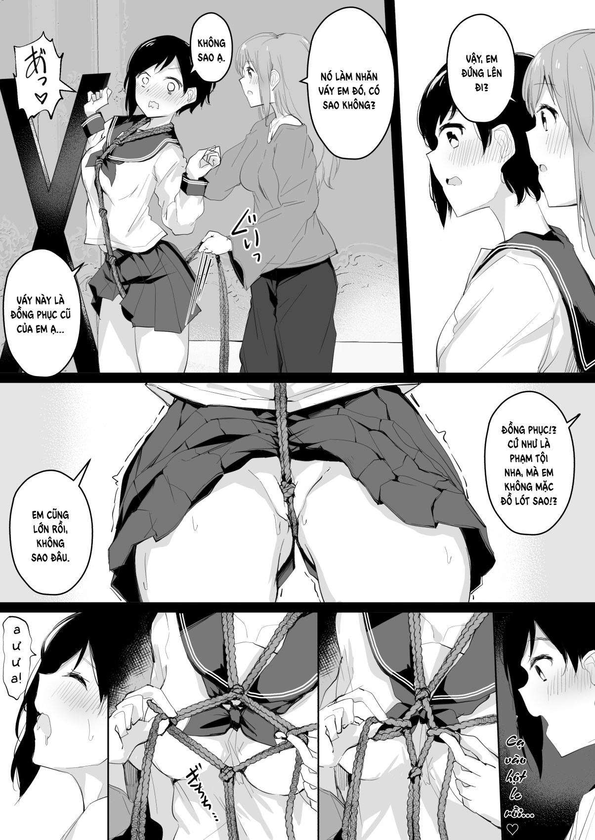 Do M Uraaka Joshi ga Kousoku Yuri Ecchi de Onna Doushi no Yosa o Oshiekomarechau Hon Chương Oneshot 1 1 Trang 14