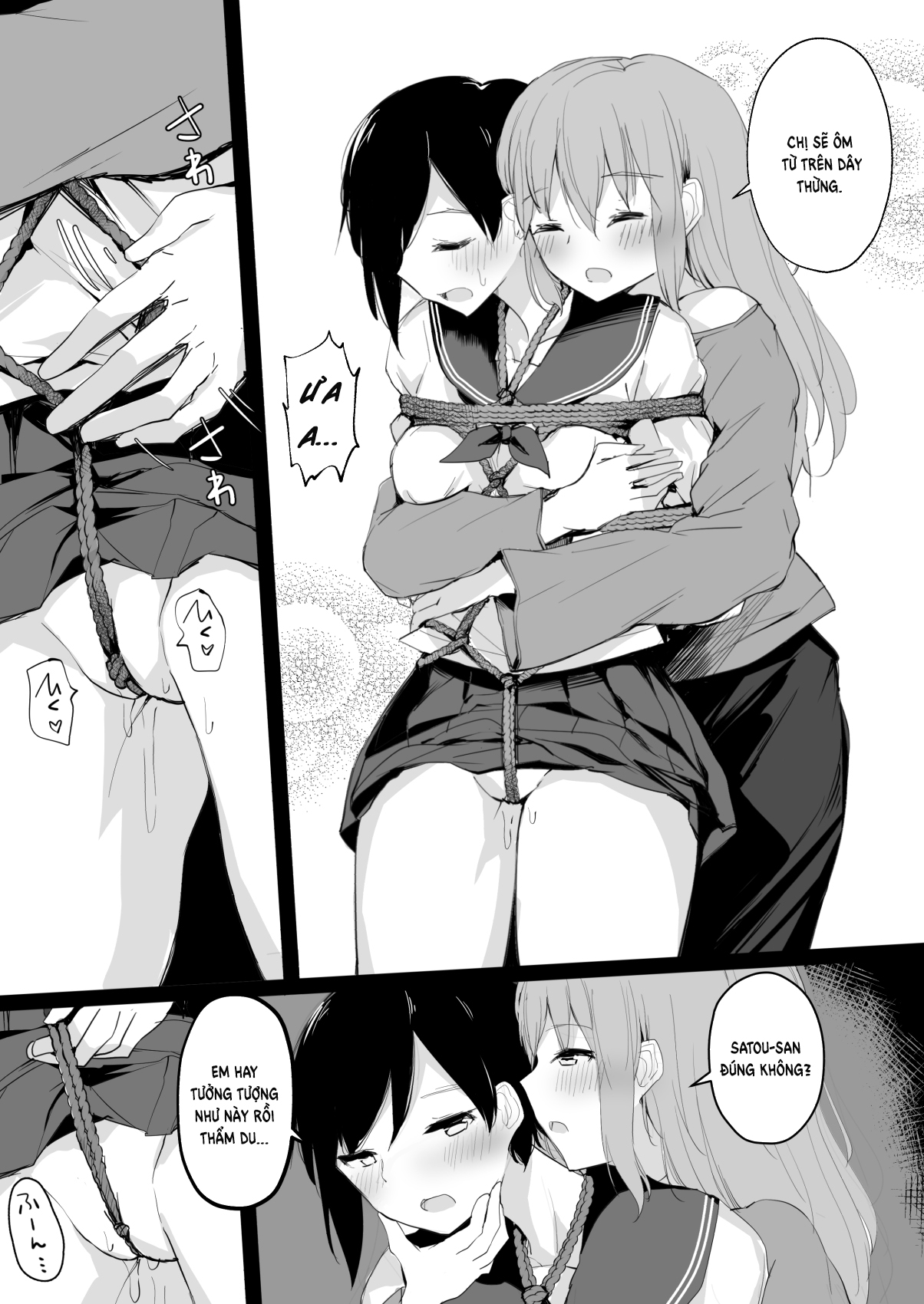 Do M Uraaka Joshi ga Kousoku Yuri Ecchi de Onna Doushi no Yosa o Oshiekomarechau Hon Chương Oneshot 1 1 Trang 16