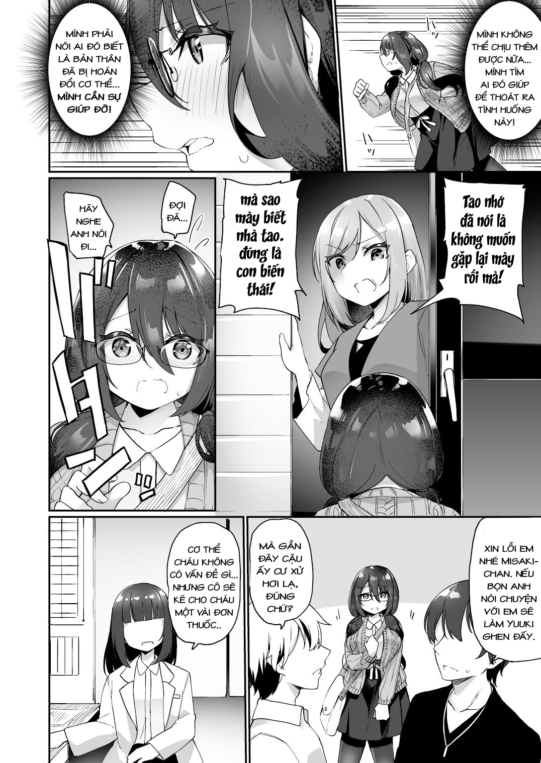 Boku No Koe O Kiku Dake De Hatsujou Shichau Yandere Kyonyuu Kouhai Ni Karada O Irekaerarete Shimatta! Chương Oneshot Trang 28