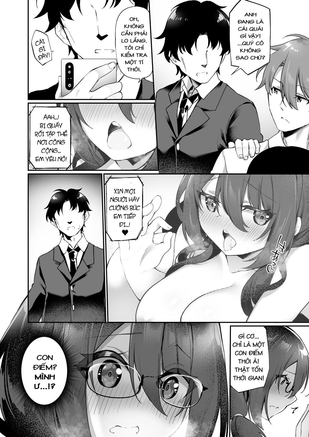 Boku No Koe O Kiku Dake De Hatsujou Shichau Yandere Kyonyuu Kouhai Ni Karada O Irekaerarete Shimatta! Chương Oneshot Trang 16