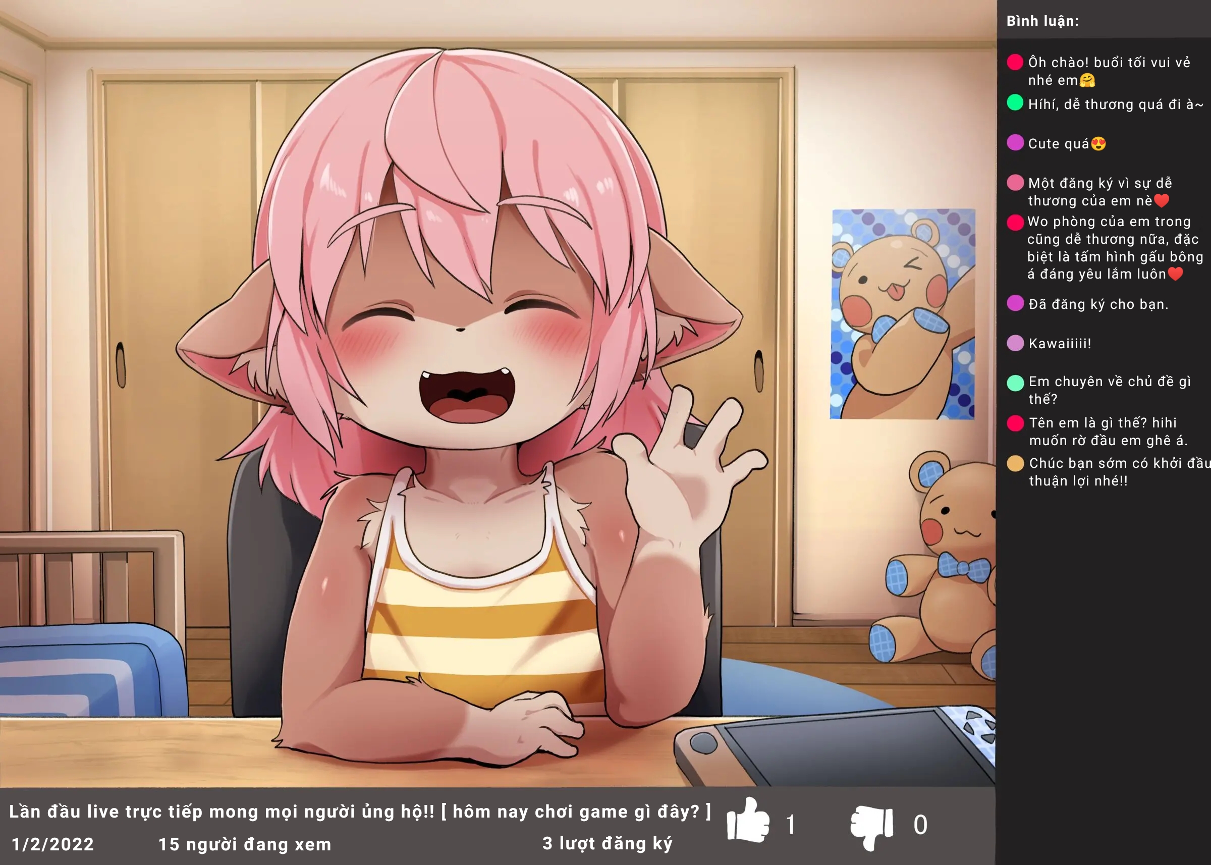 Những buổi livestream bất ổn của các bé Furry loli Chương Bu i u livestream Trang 2