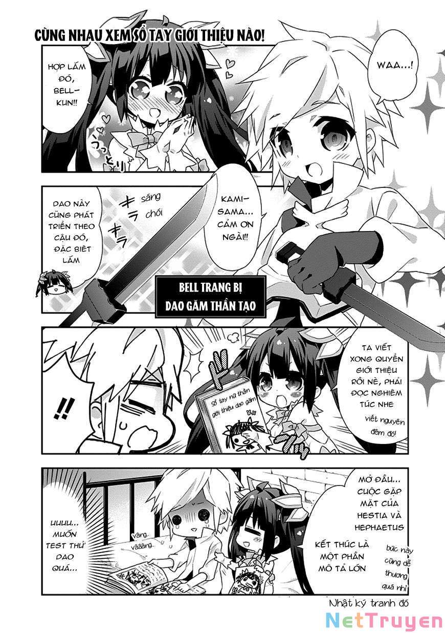 Dungeon Ni Deai O Motomeru No Wa Machigatte Iru Darou Ka 4Koma – Days Of Goddess Chương 5 Trang 8