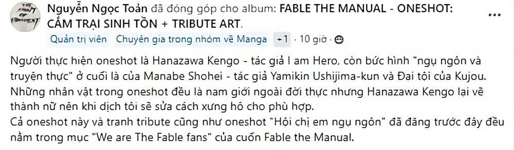 Fable The Manual (Oneshot) Chương 2 Trang 2