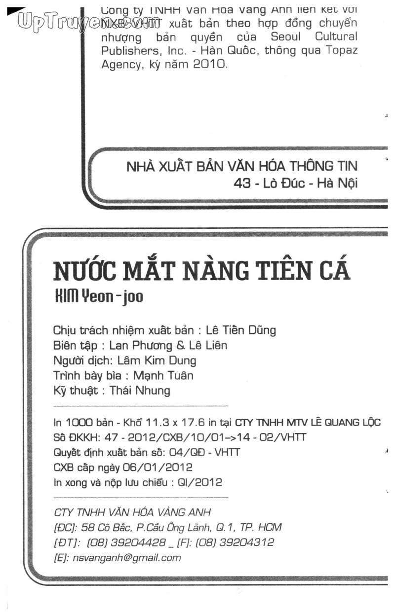 Nước Mắt Nàng Tiên Cá Chương 2 Trang 183