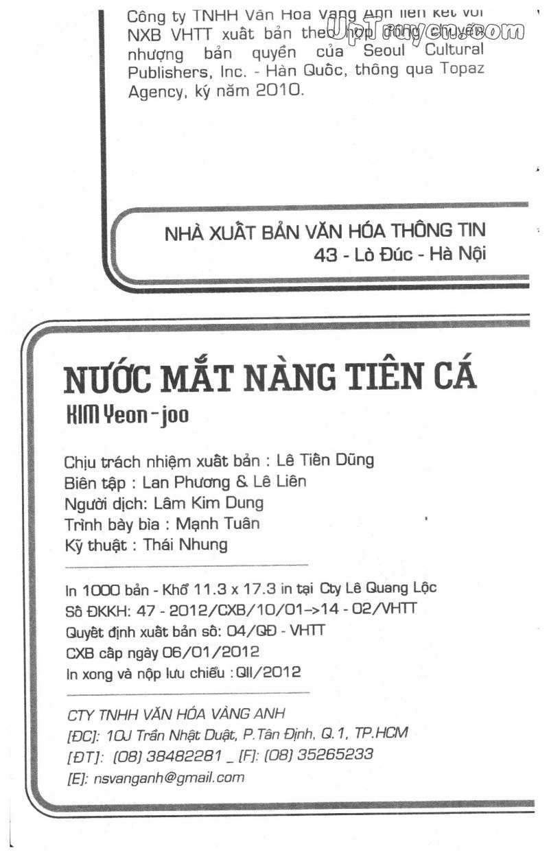 Nước Mắt Nàng Tiên Cá Chương 6 Trang 2