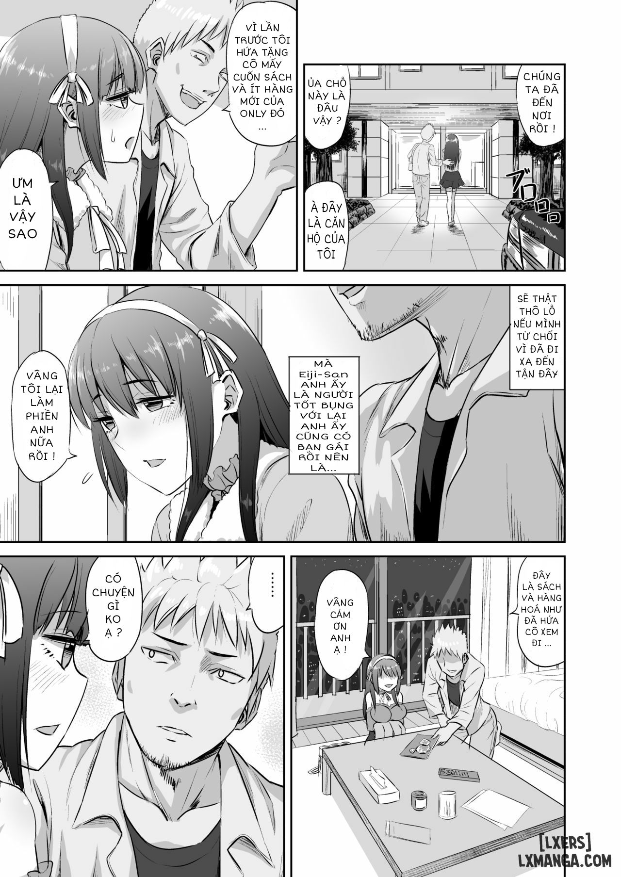 Doujin Sakka no Kanojo ga Kamieshi ni Netorareru Hanashi Chương OneShot Trang 12