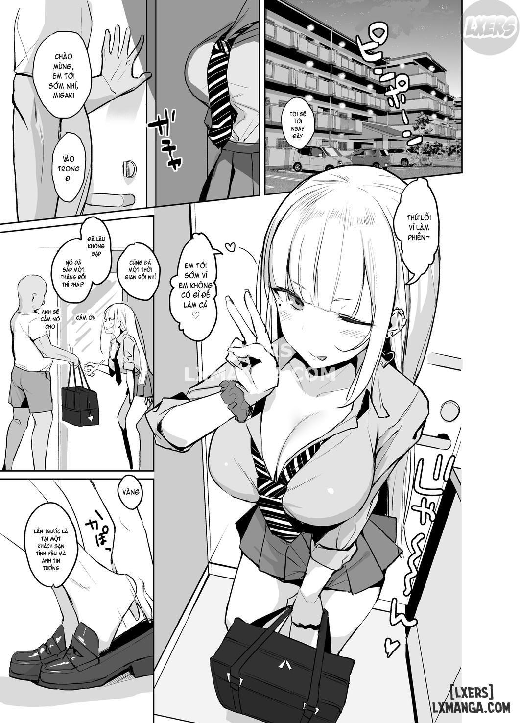 Ecchi na Gal JK ga Kyokon Zetsurin Oji-san to Pakoru Yatsu Chương Oneshot Trang 2