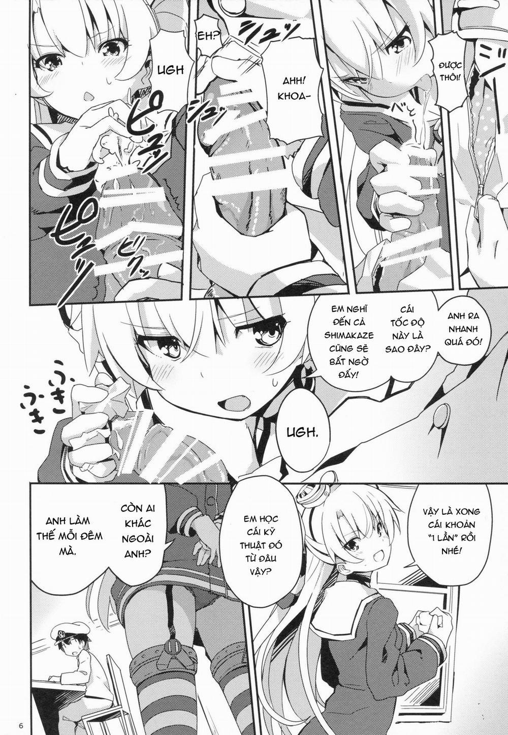 Amatsukaze to Tetsuya de H shinagara Houkokusho (Kantai Collection) Chương Oneshot Trang 6