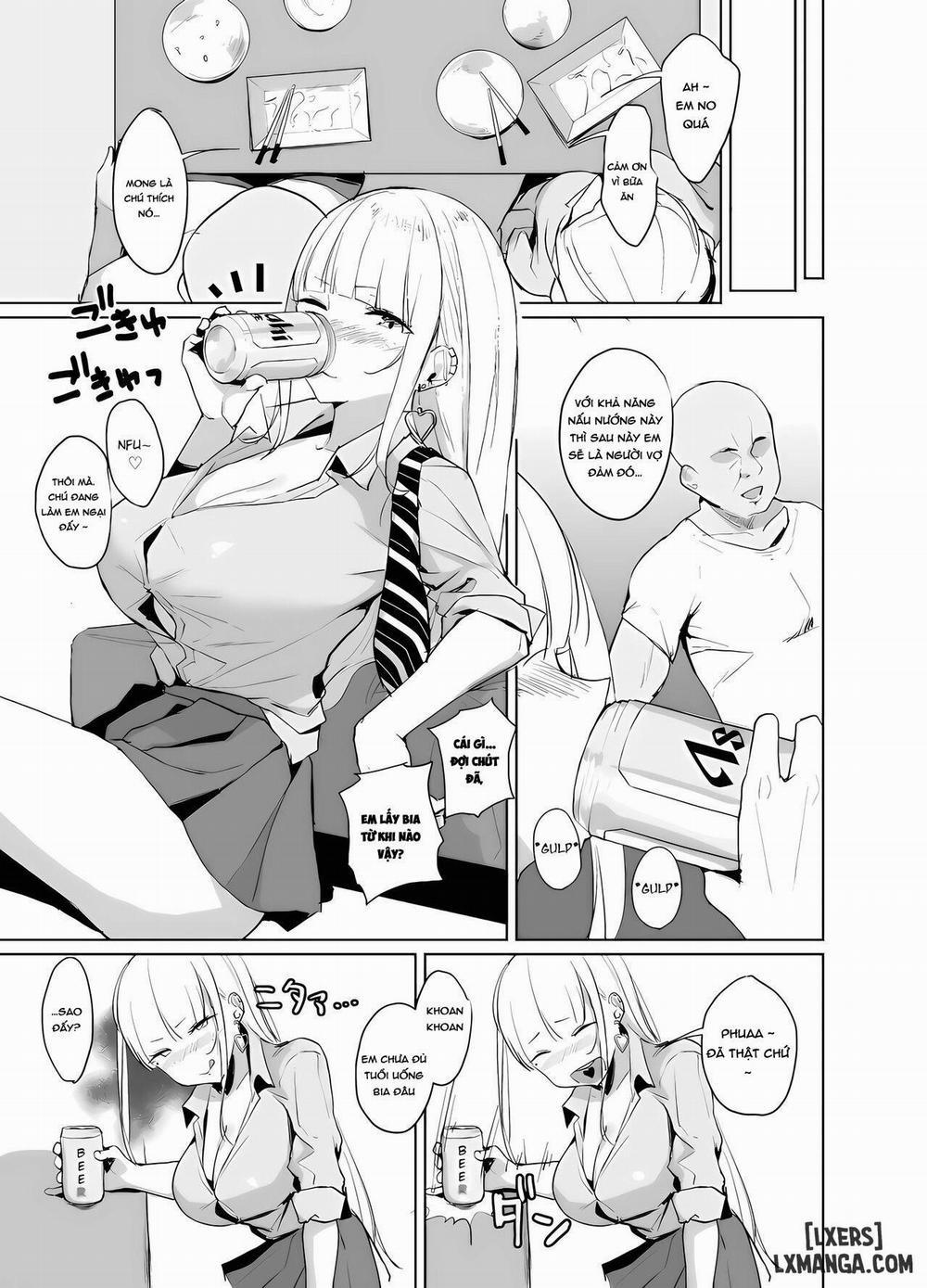 Ecchi na Gal JK ga Kyokon Zetsurin Oji-san to Pakoru Yatsu Chương Oneshot Trang 4