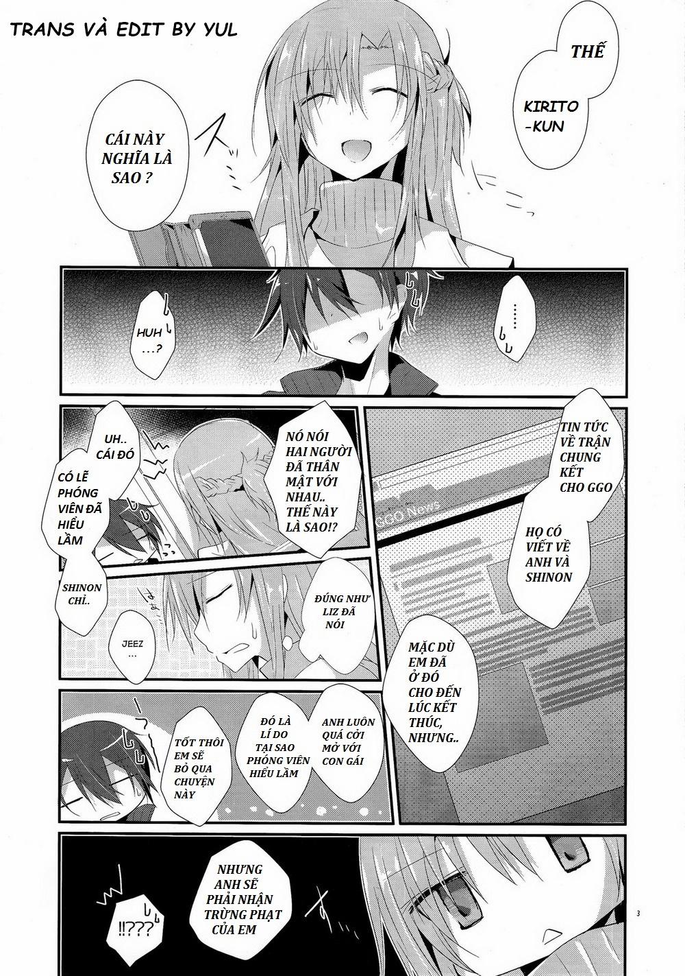 Honey Punishment (Sword Art Online) Chương Oneshot Trang 2