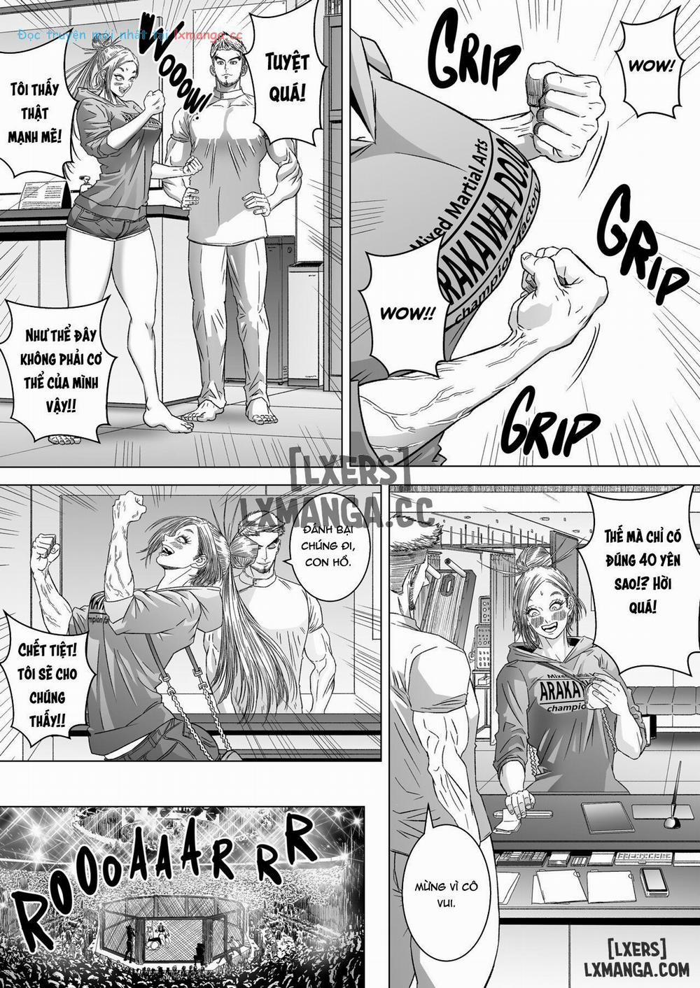 Kakutou Joshi wa Tsuyokunaritai/ Muchimuchi Kakutou Joshi wa Hentai Seitai-shi to Sex shite Tsuyoku naru Chương Oneshot Trang 33