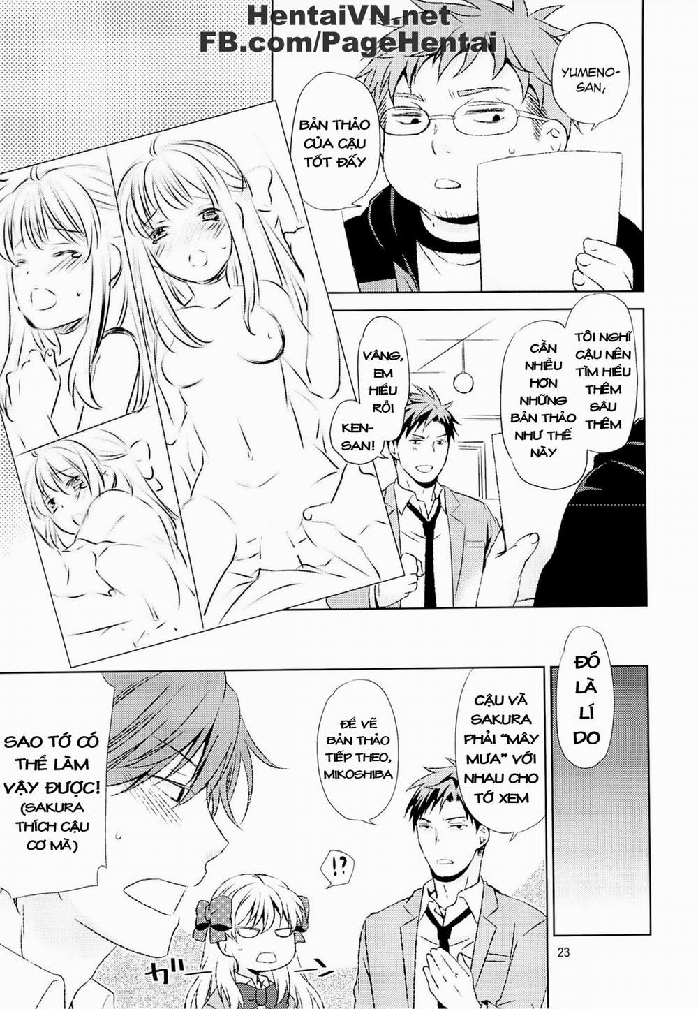 Kikan Shoujo Sakura-san (Gekkan Shoujo Nozaki-kun) Chương Oneshot Trang 21