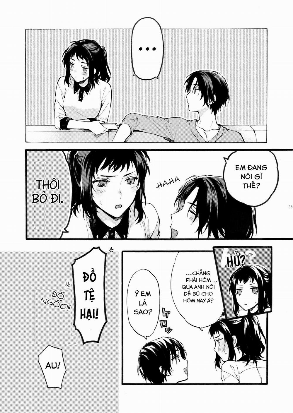 Kono Hito Kareshi ja Arimasen!! ~Shinomura Kyoudai no Jijou~ Chương Oneshot Trang 35