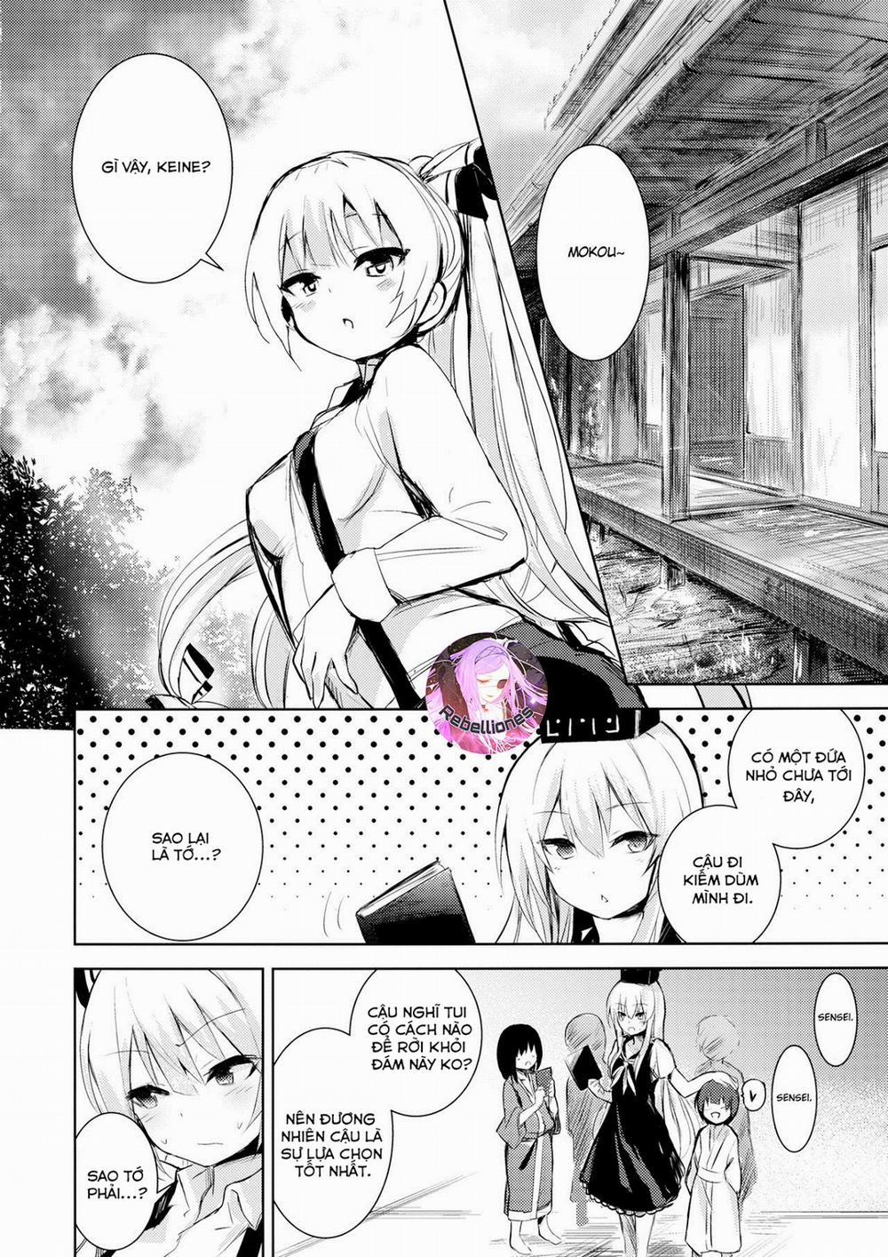 Mokou Onee-chan to Shota ga Ecchi Suru Hon (Touhou Project) Chương Oneshot Trang 4