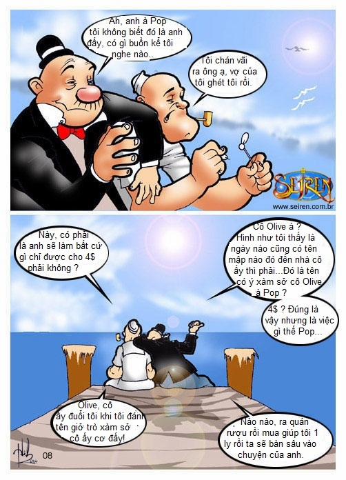 Popeye: Chàng Thủy Thủ !!! Chương Oneshot Trang 8