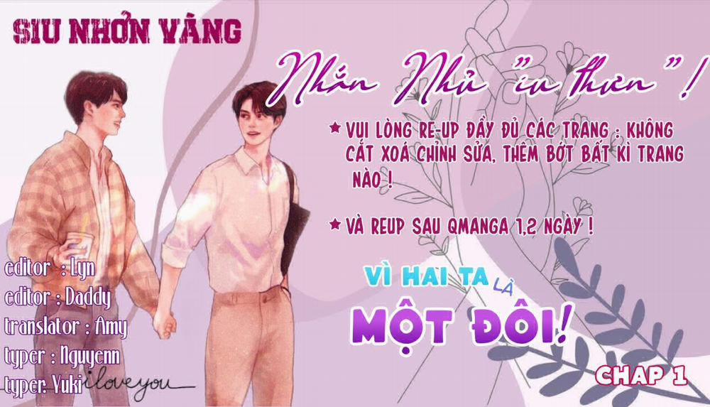 Vì Hai Ta Là Một Đôi ! Chương 1 Trang 2